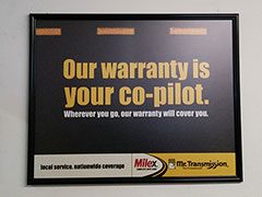 Our warranty is your co-pilot | Milex Complete Auto Care, Powered by Mr. Transmission
